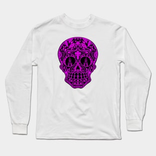 HomeSchoolTattoo SugarSkull Long Sleeve T-Shirt